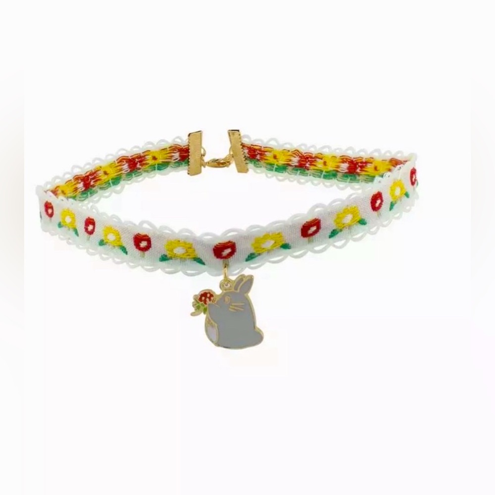 Studio Ghibli My Neighbor Totoro Floral Knit Choker